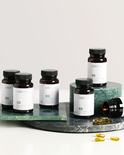 9 mg aktiviertes CBD pro Kapsel 9 mg aktiviertes CBD pro Kapsel